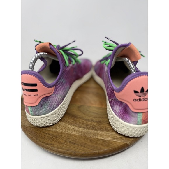Adidas‎ Pharrell Williams Tennis HU Shoes Mens 10 Tie Dye Multicolor Sneakers main image 4